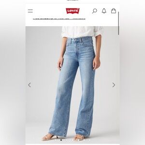 Levi's Ribcage Highrise Wide leg